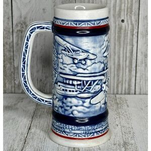 Vintage 1982 Avon Airplane Classics Mini Stein Tankard Ceramarte Brazil #80802